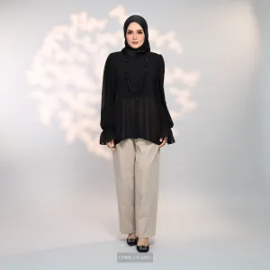 ALAIZA BLOUSE - BLACK