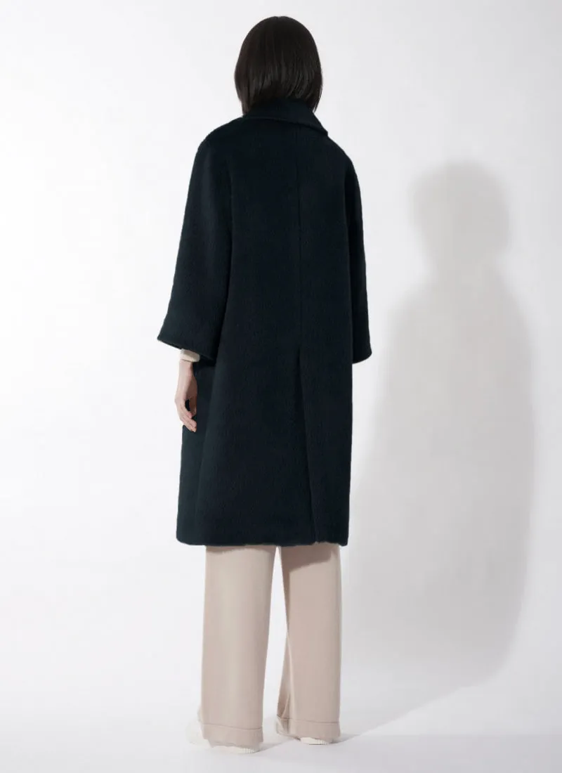 Alpaca Double Breasted Coat
