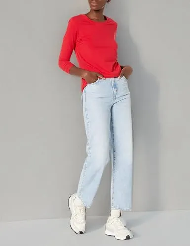 Amazon Essentials Women's Classic-Fit Long-Sleeve Crewneck T-Shirt (Available in Plus Size)