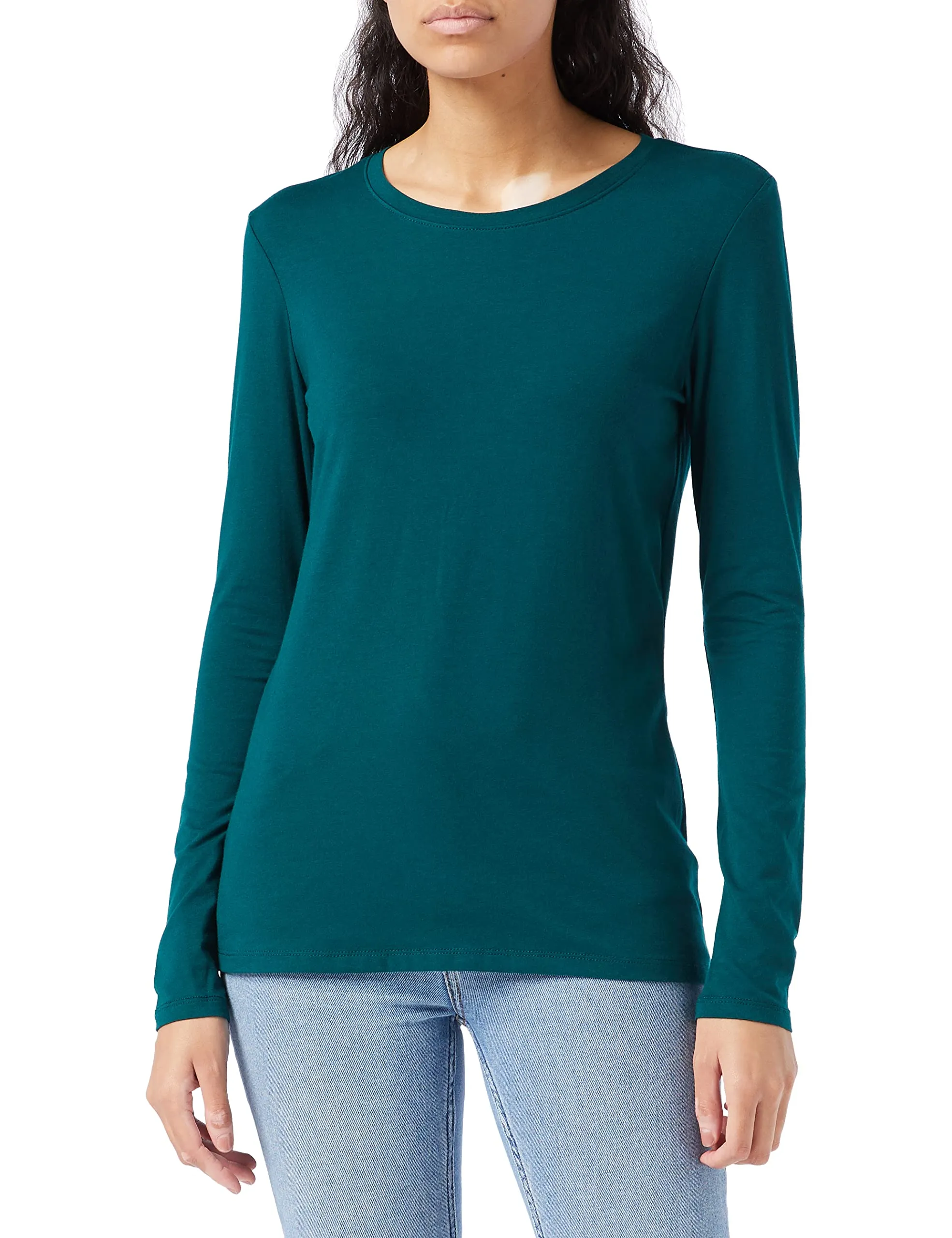 Amazon Essentials Women's Classic-Fit Long-Sleeve Crewneck T-Shirt (Available in Plus Size)