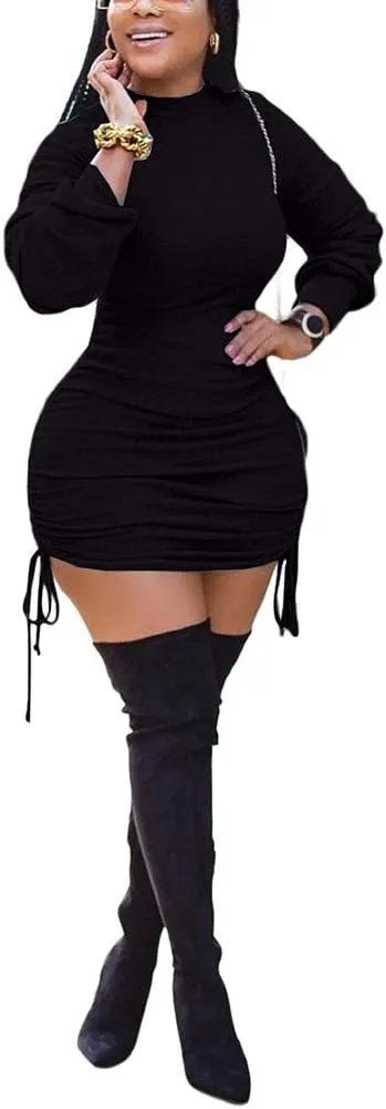 BFFBABY Satin Dress for Women Sexy Sleeveless Adjustable Spaghetti Strap Backless Ruched Cocktail Midi Dresses Party Clubwear