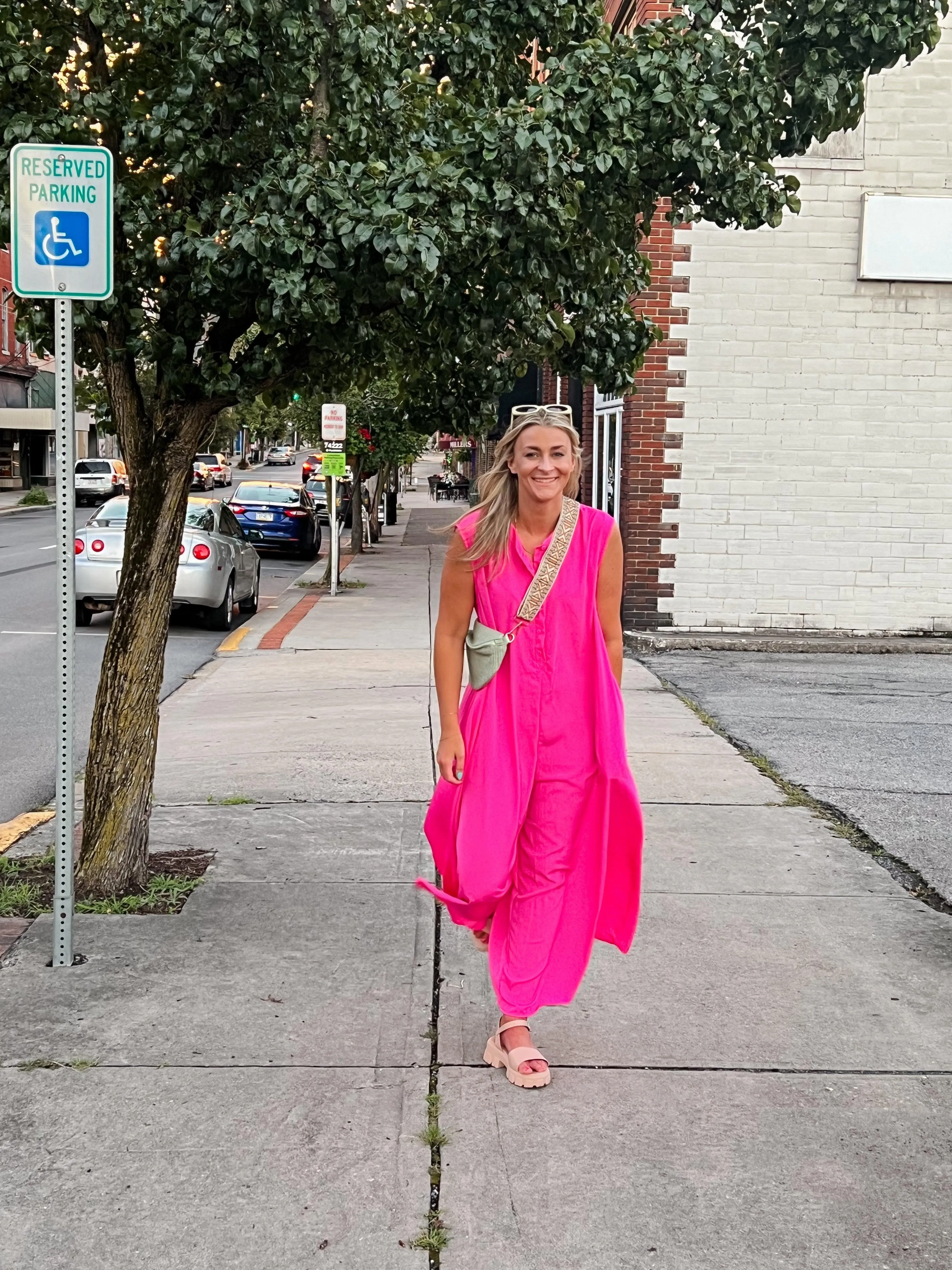 Bold Barbie Wide Leg Jumpsuit