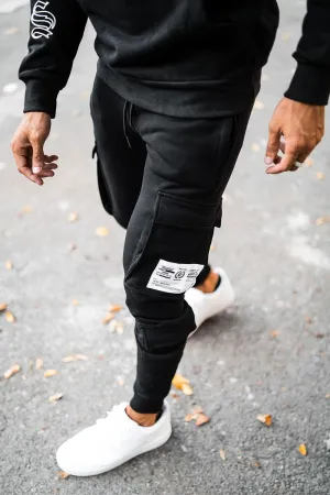 Cargo Utility Joggers - Black