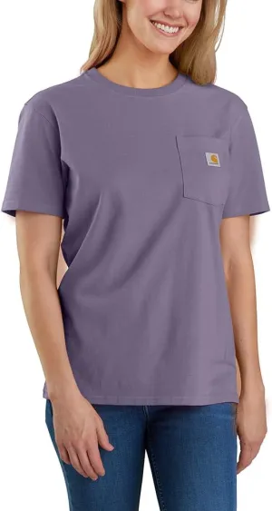 Carhartt Women's Plus Size Loose Fit Heavyweight Short-Sleeve Pocket T-Shirt