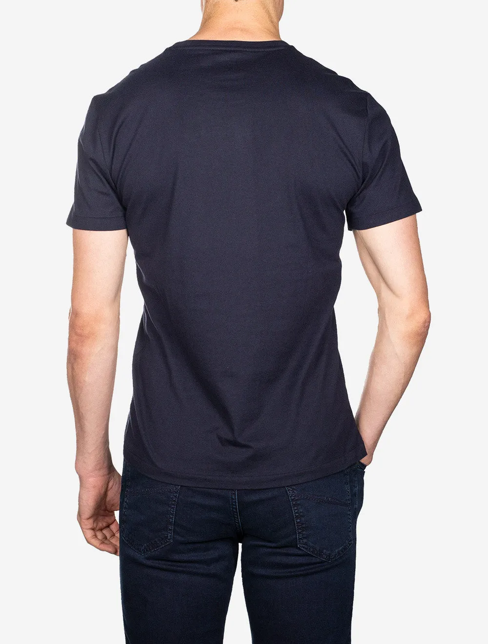 Crew Neck Short Sleeve T-Shirt Ink