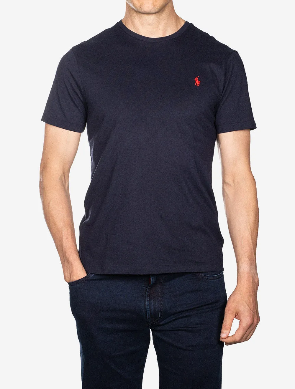 Crew Neck Short Sleeve T-Shirt Ink