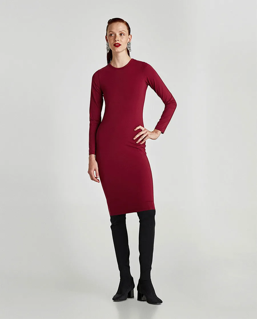 Double-breasted wool coat