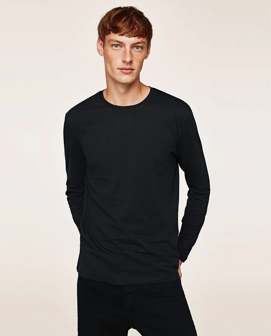 Double-breasted wool coat