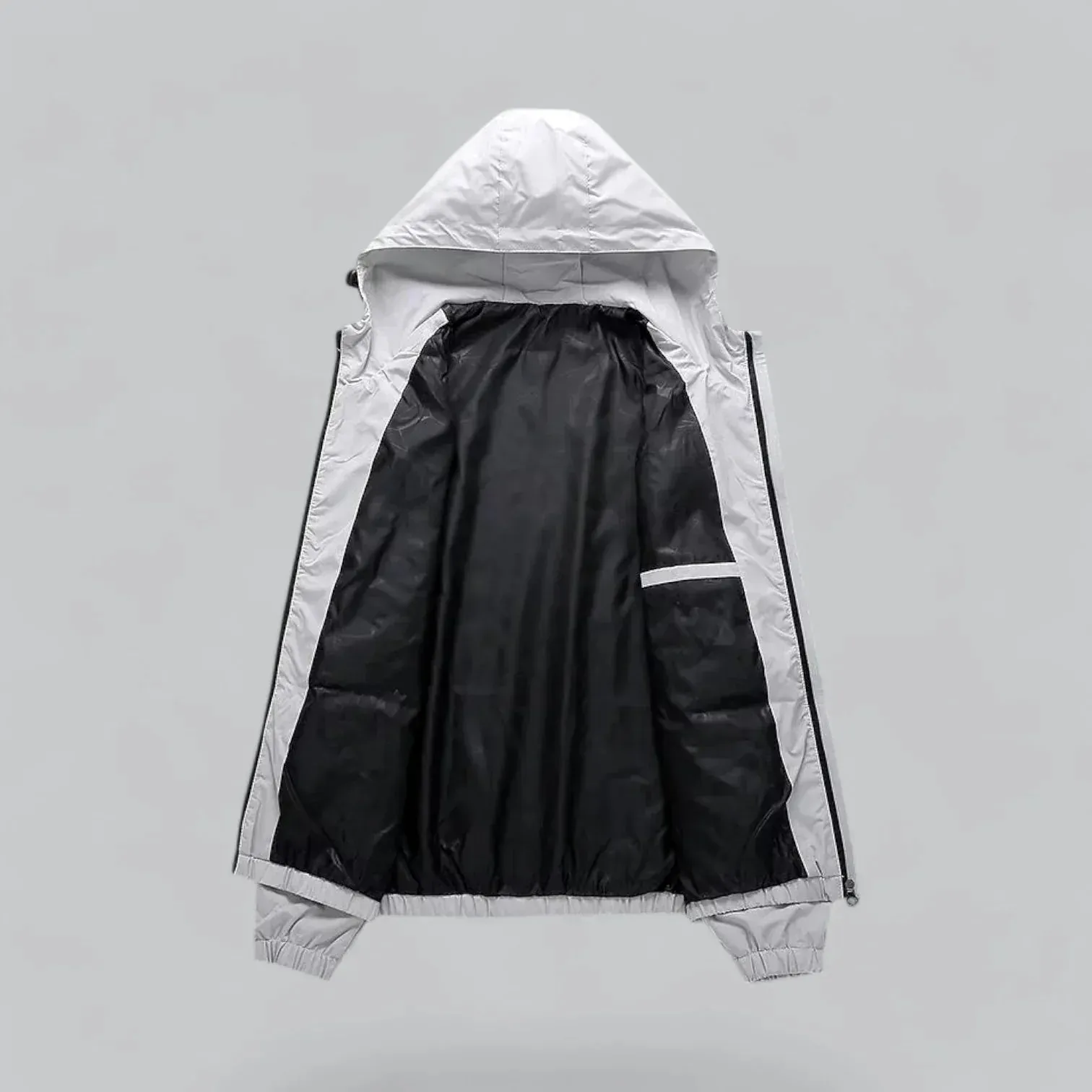 Durable Men's Hooded Windbreaker