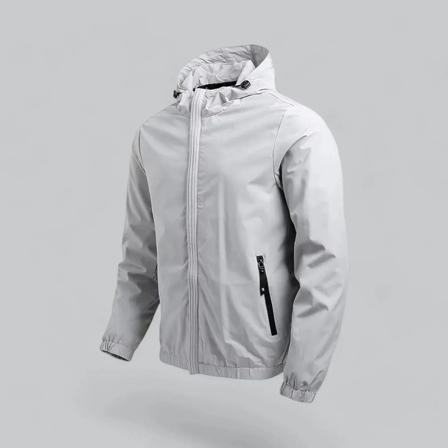 Durable Men's Hooded Windbreaker