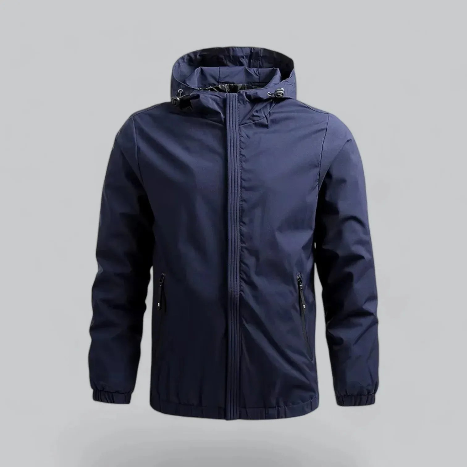 Durable Men's Hooded Windbreaker