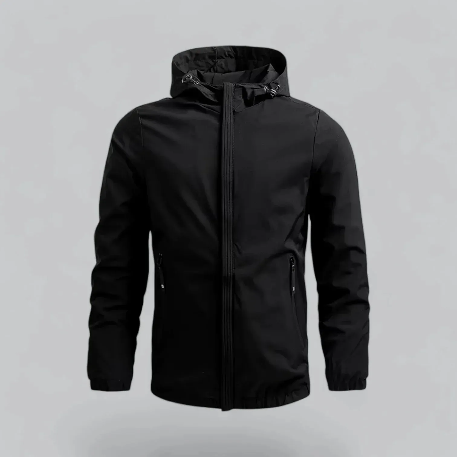 Durable Men's Hooded Windbreaker