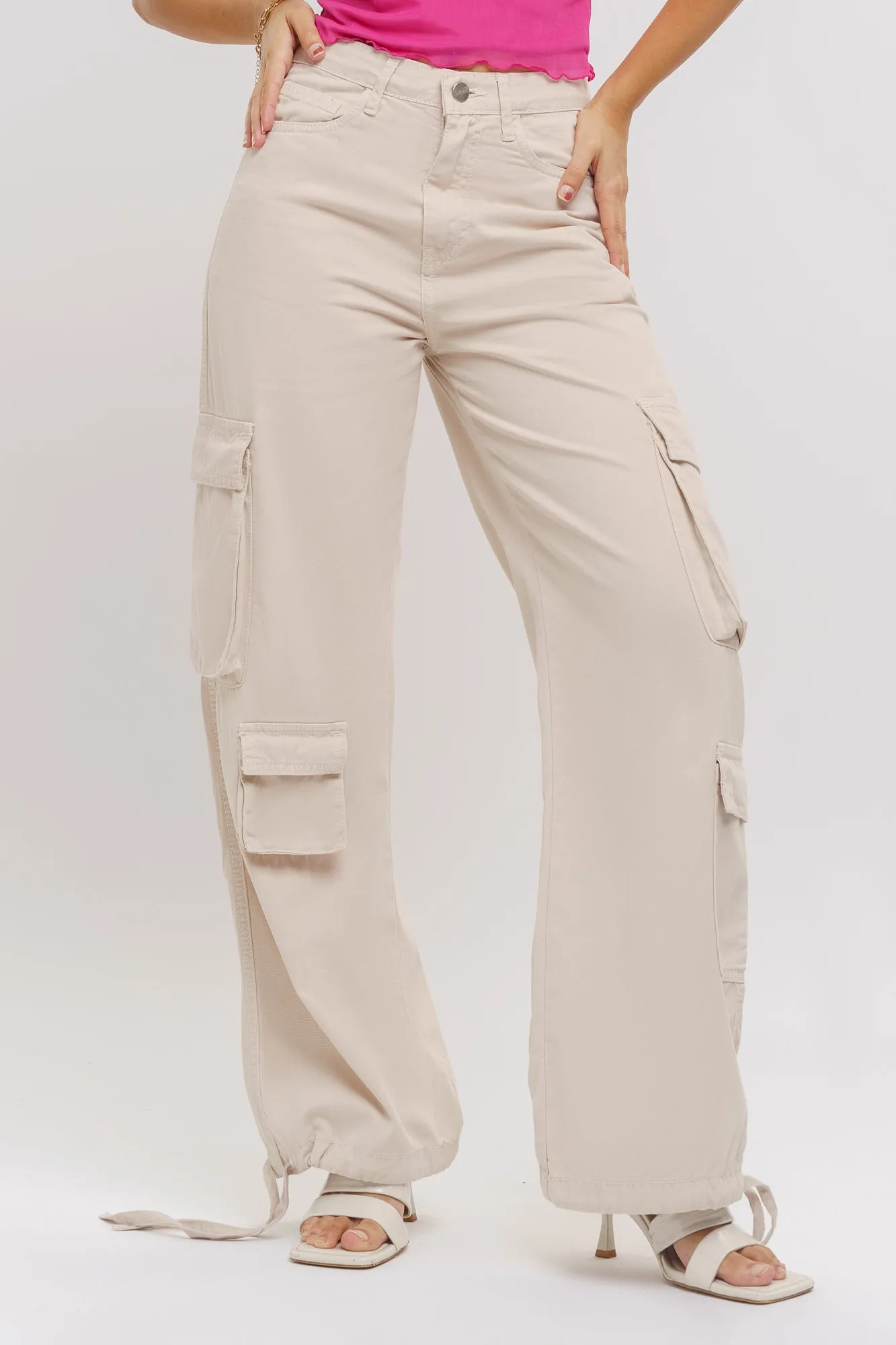 Ecru Cosmic Cargo Jeans