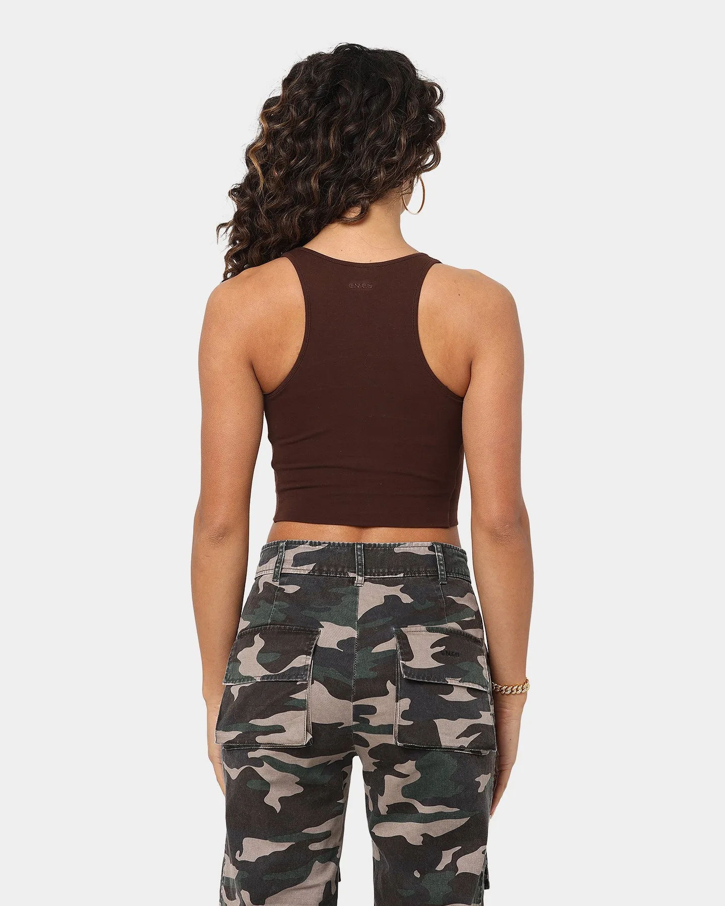 EN ES Women's Defined Contour Tank Brown