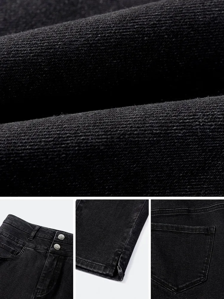 EP YAYING High-waisted Straight Jeans