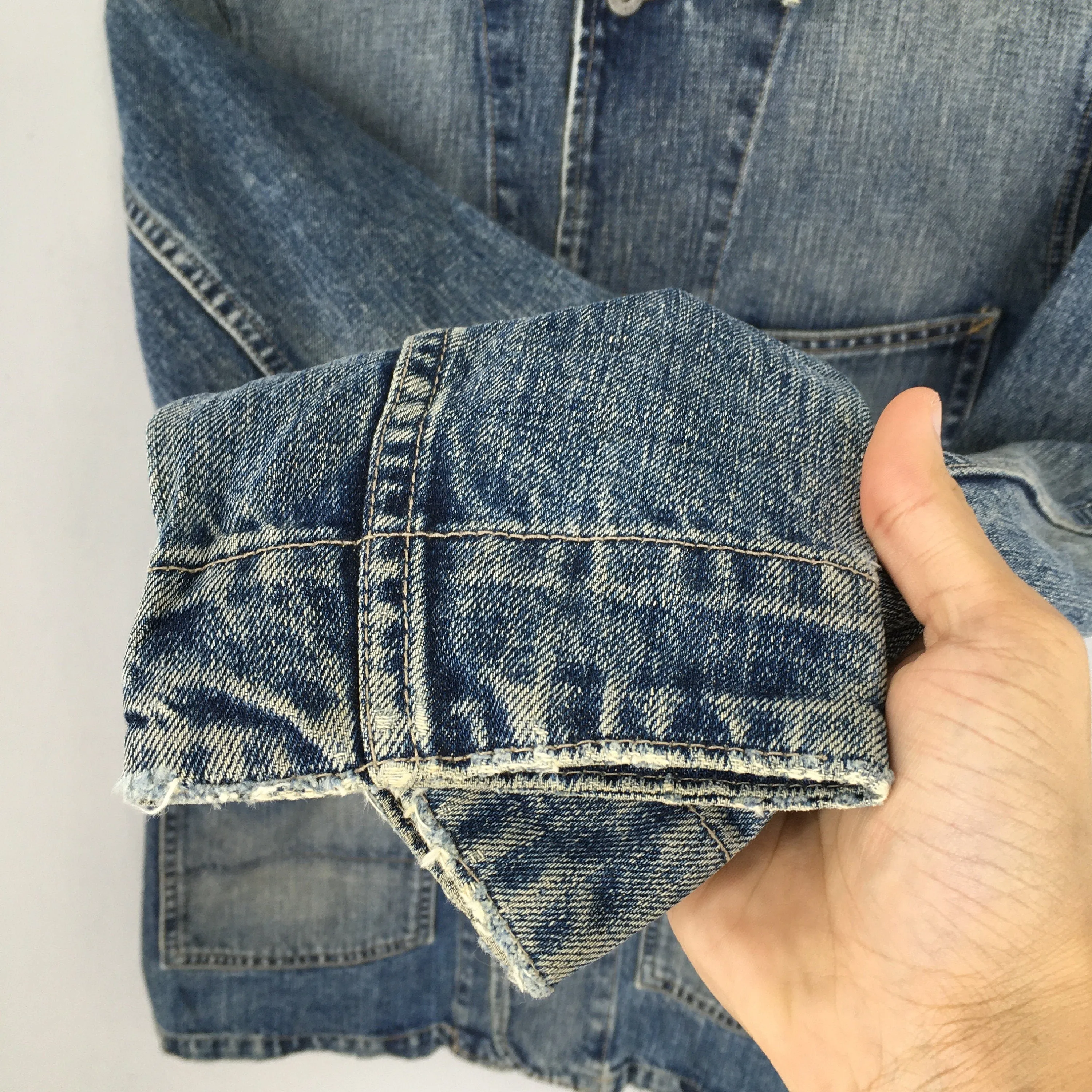 Gap Denim Worker Faded Blue Jacket Small