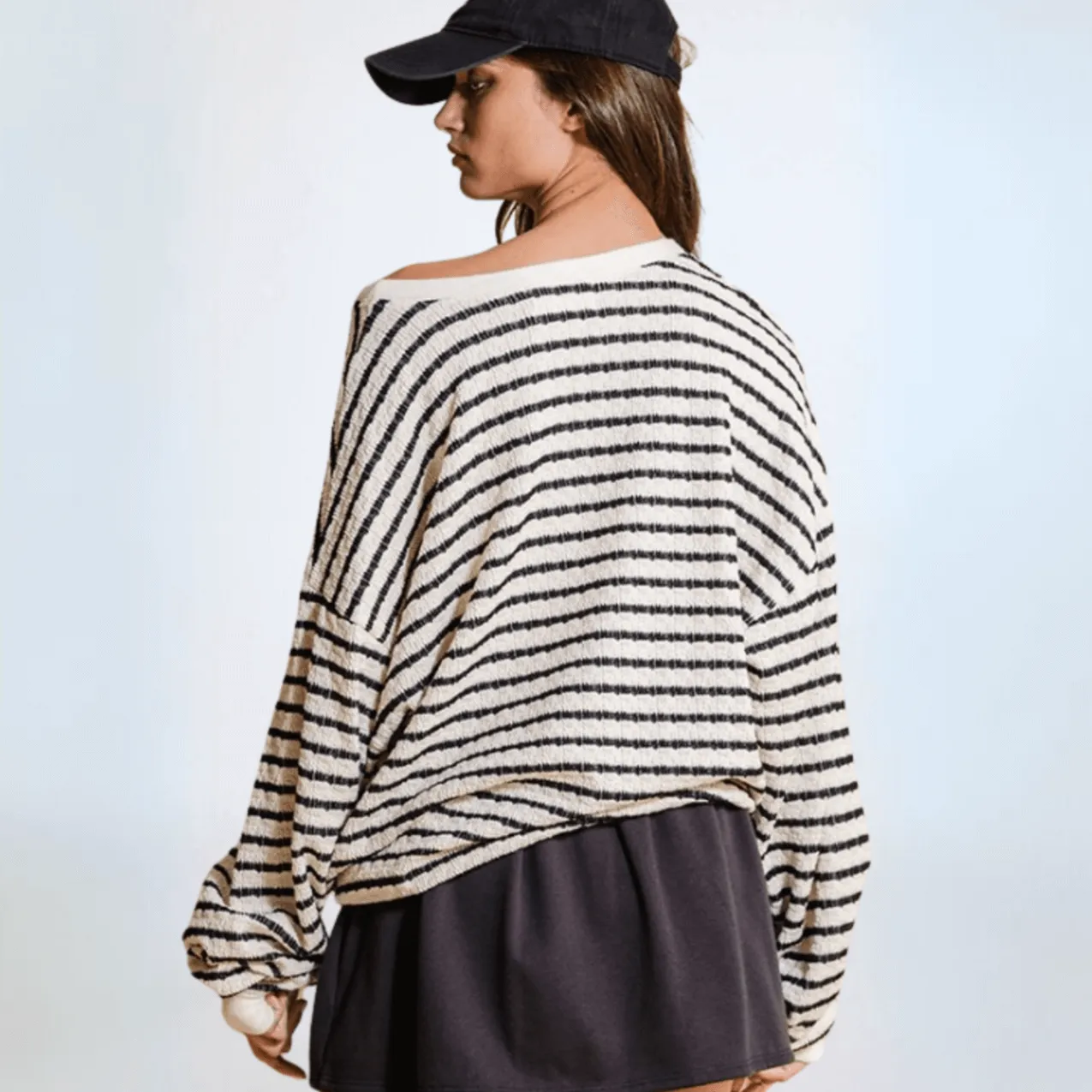 Graphic "GEORGIA" Oversized Sweatshirt Made in USA