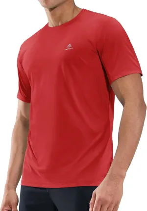 Haimont Men's Running T-Shirt Dry Fit Crewneck Athletic Tee Shirts Moisture Wicking Short Sleeve Stretchy Workout Gym