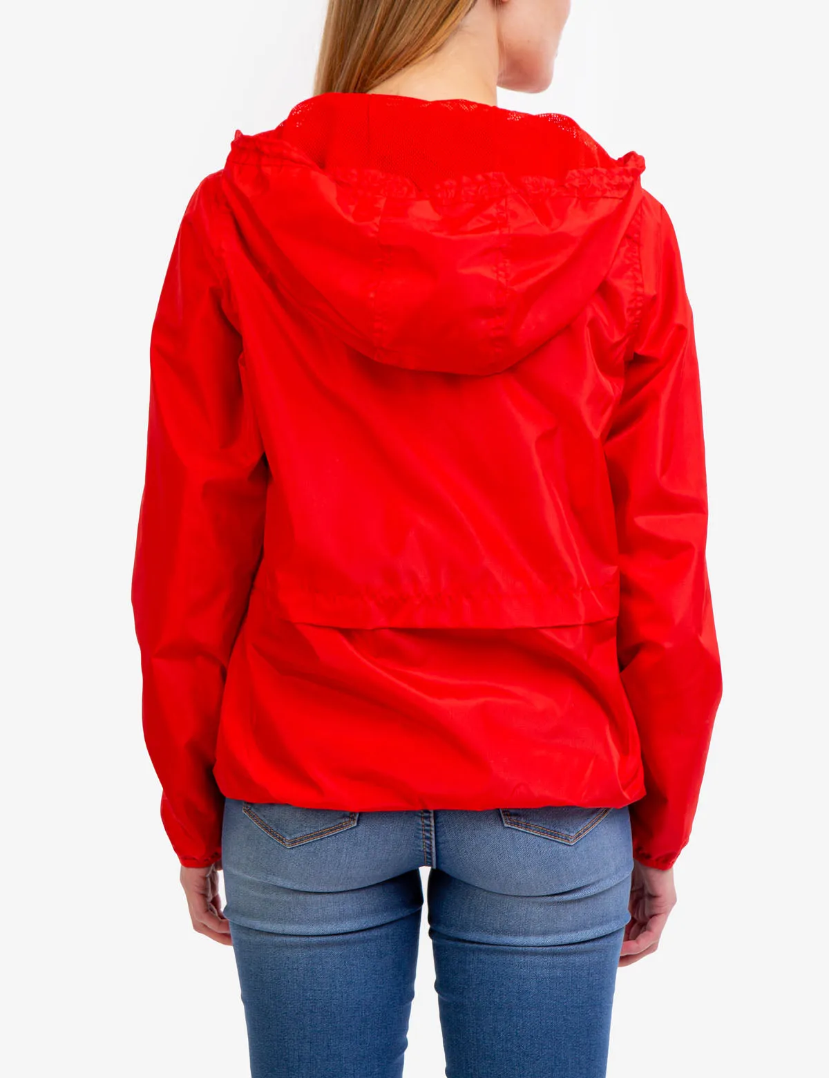 HOODED ZIP FRONT WINDBREAKER