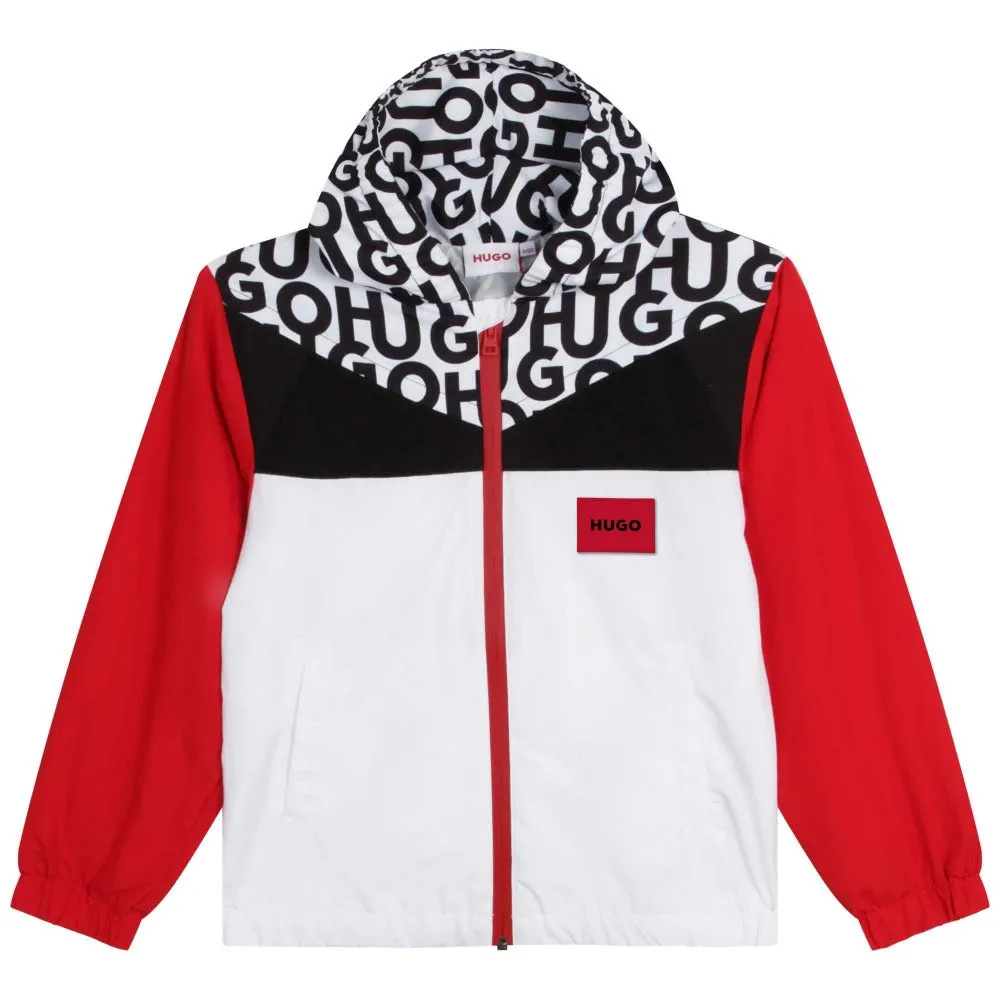 Hugo Kids Boys Hooded Windbreaker