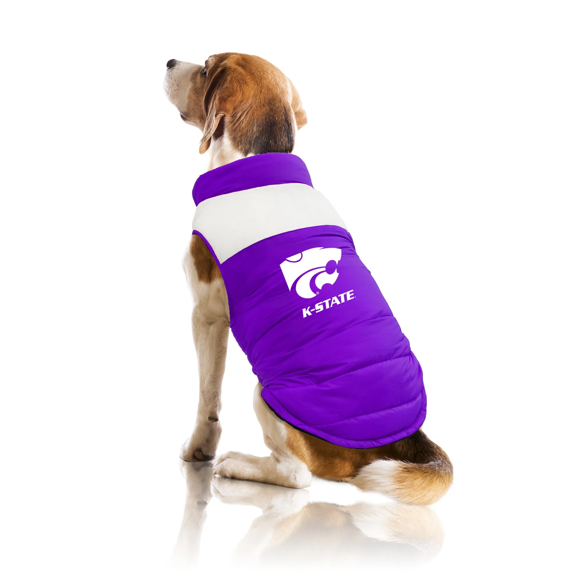Kansas State University Pet Parka Puff Vest