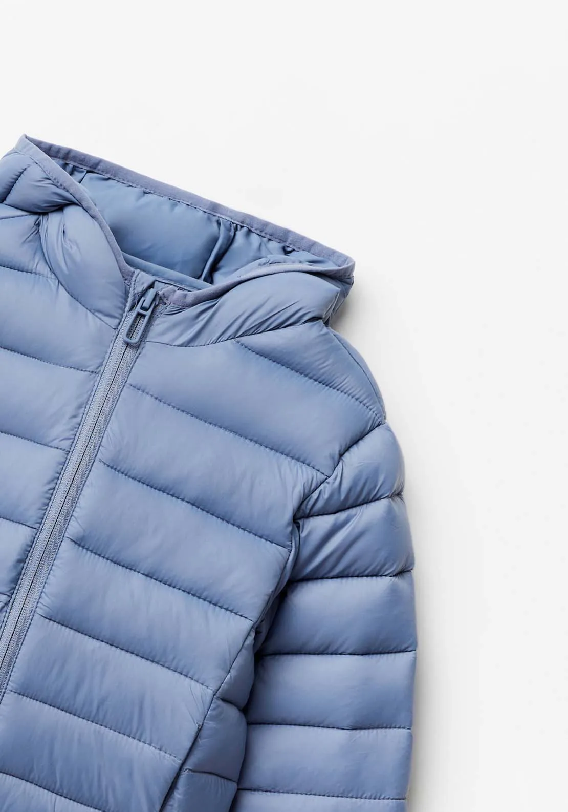 Light Puffer Jacket - Blue