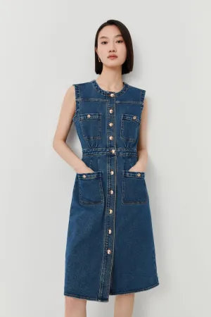 LILY Chanel-style Denim Dress