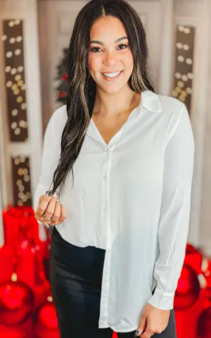 Long Sleeve Chiffon Blouse*