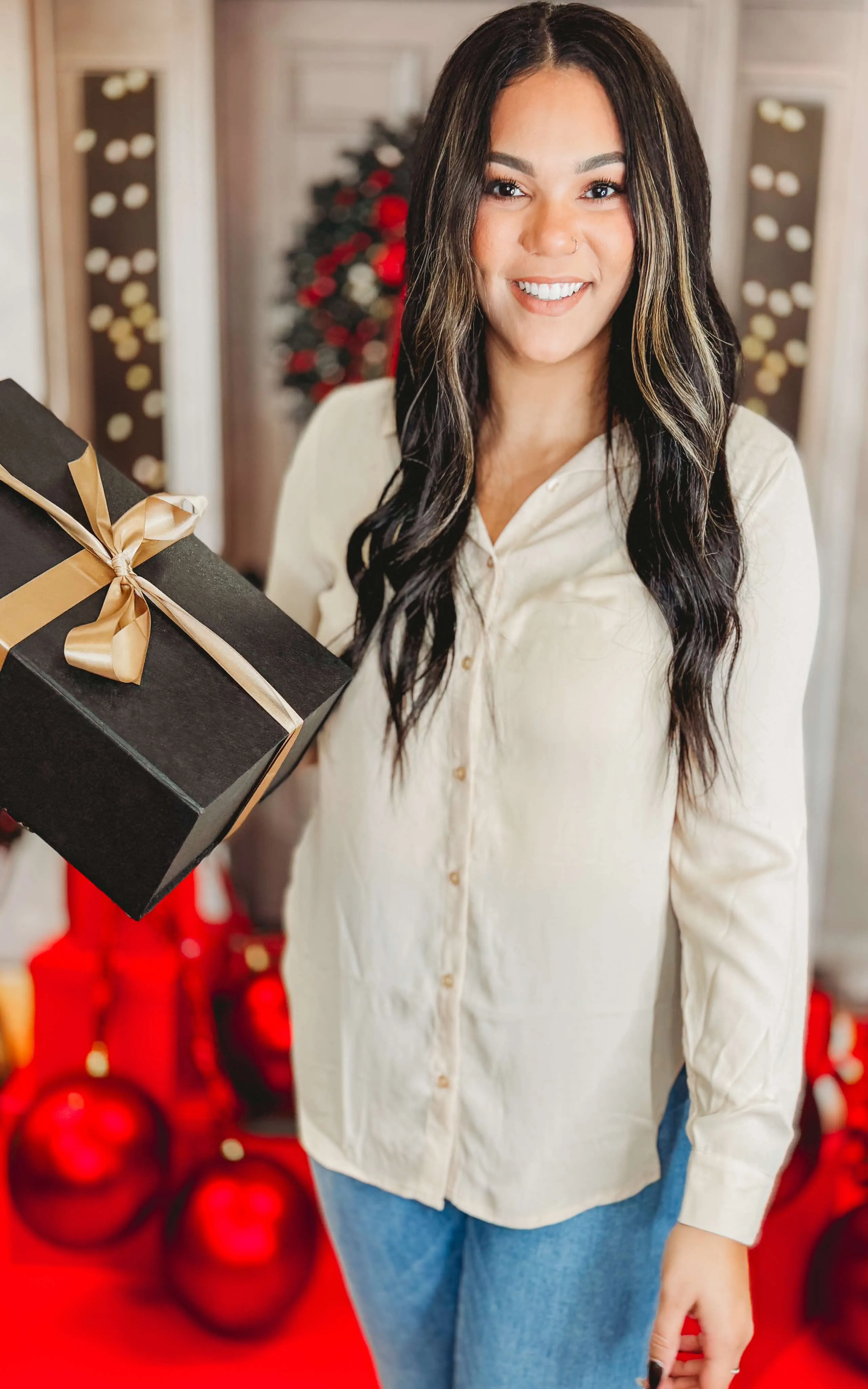 Long Sleeve Chiffon Blouse*