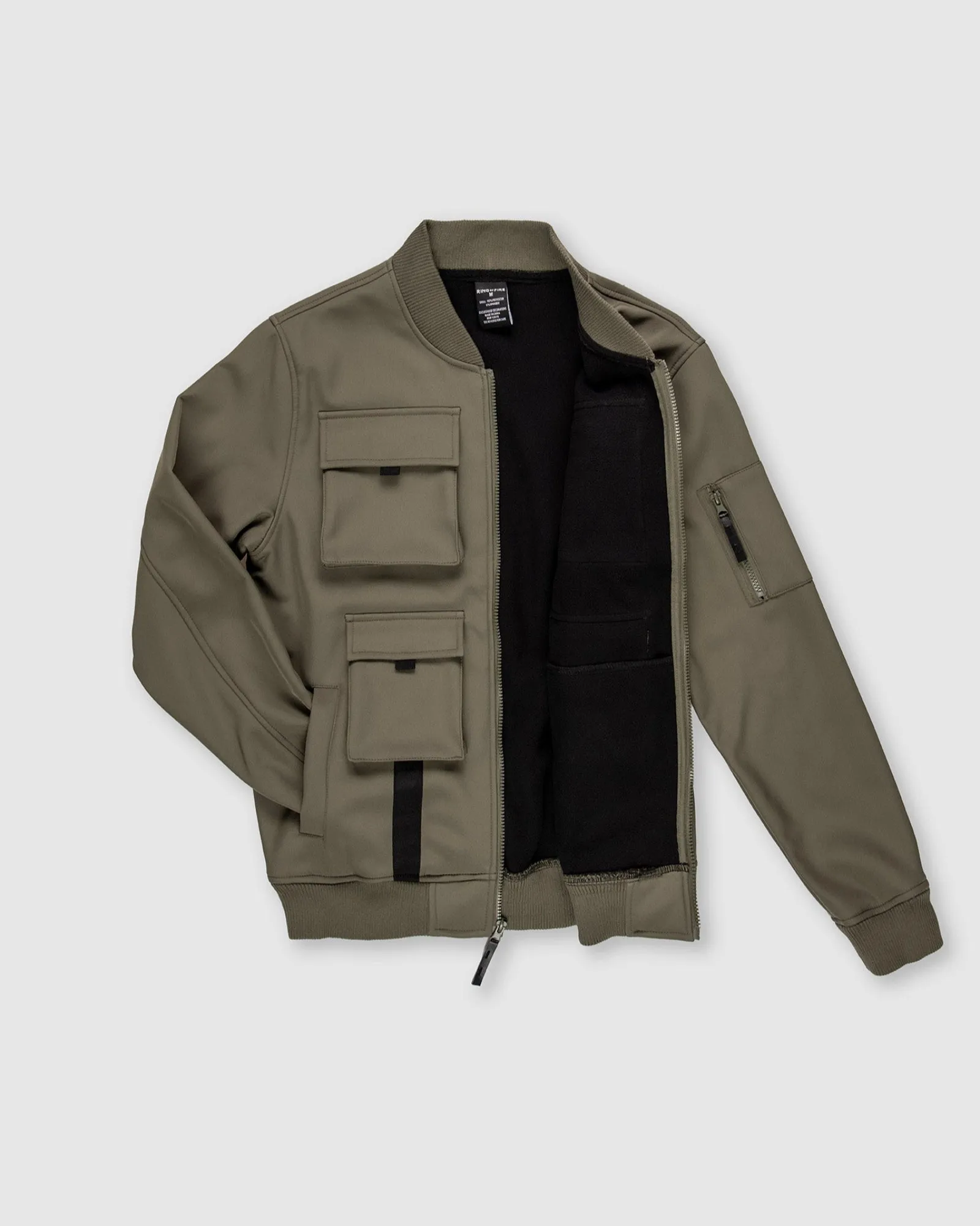 MEN'S ELNATHAN FLEECE UTILITY BOMBER JACKET
