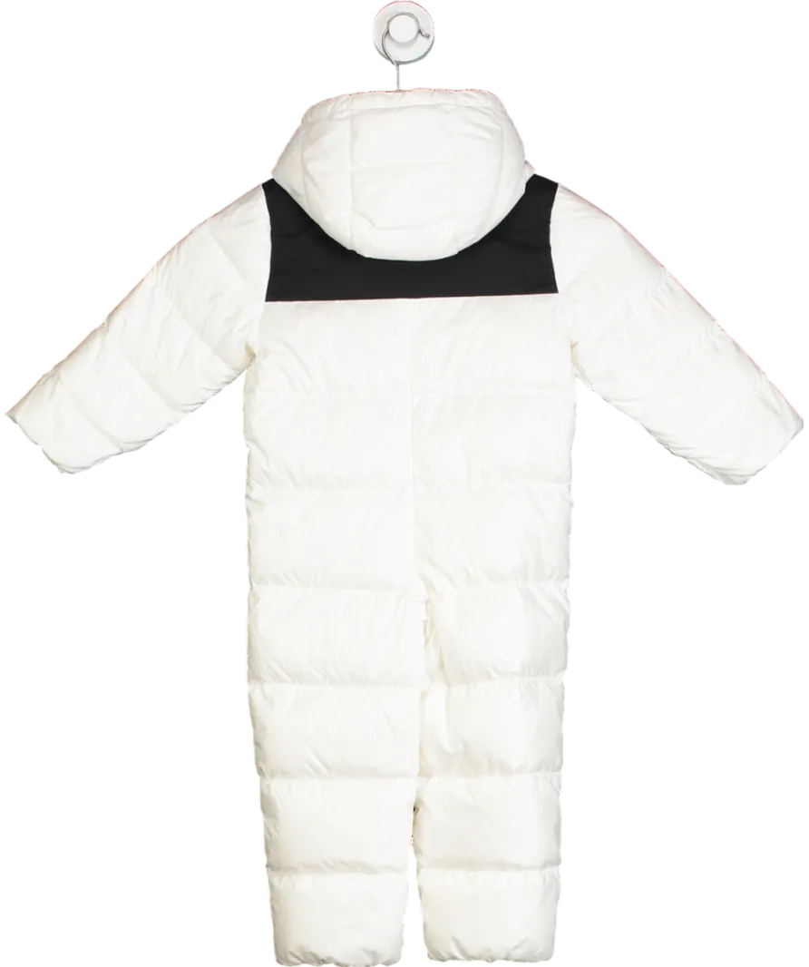 Moncler White Padded Puffer Down Suit 2 Years