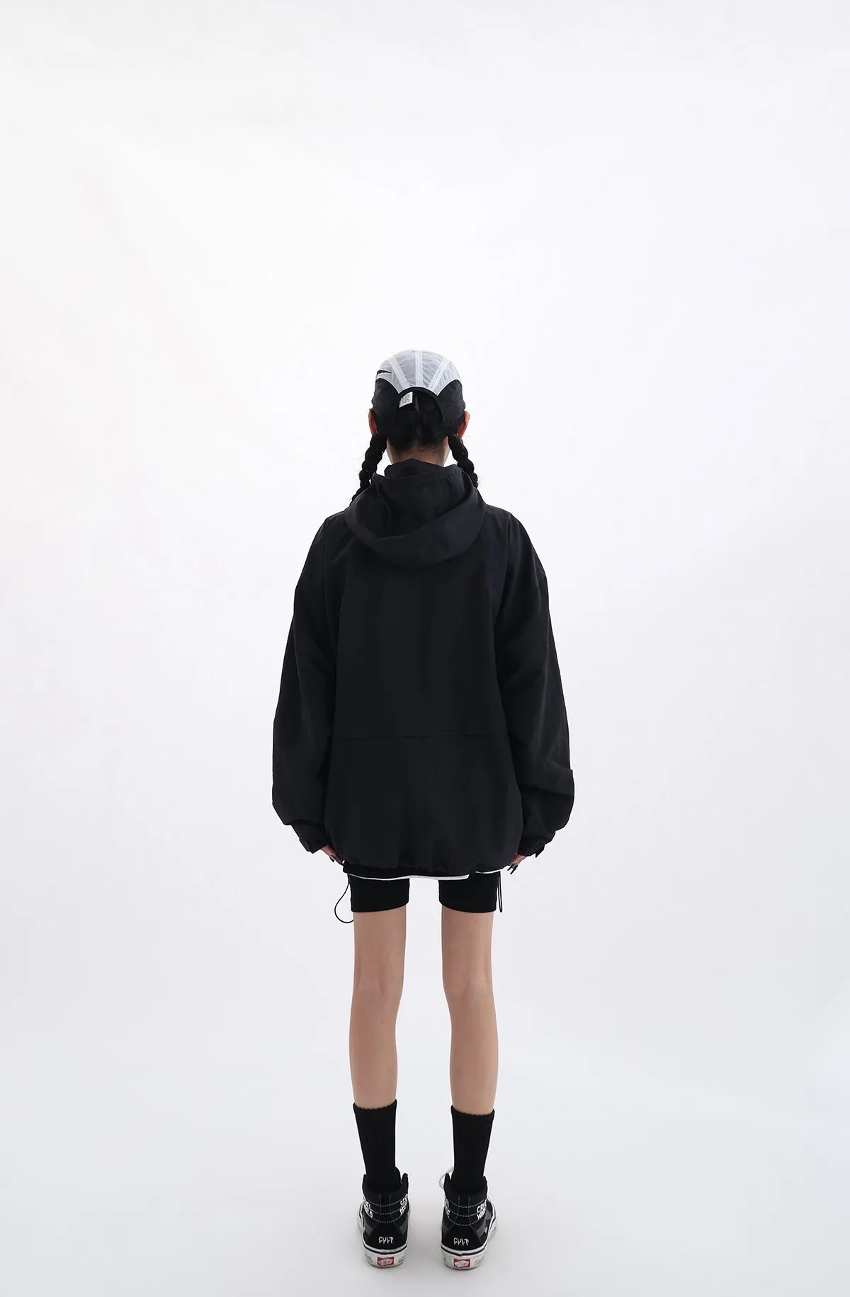 Oversized Hooded Windbreaker