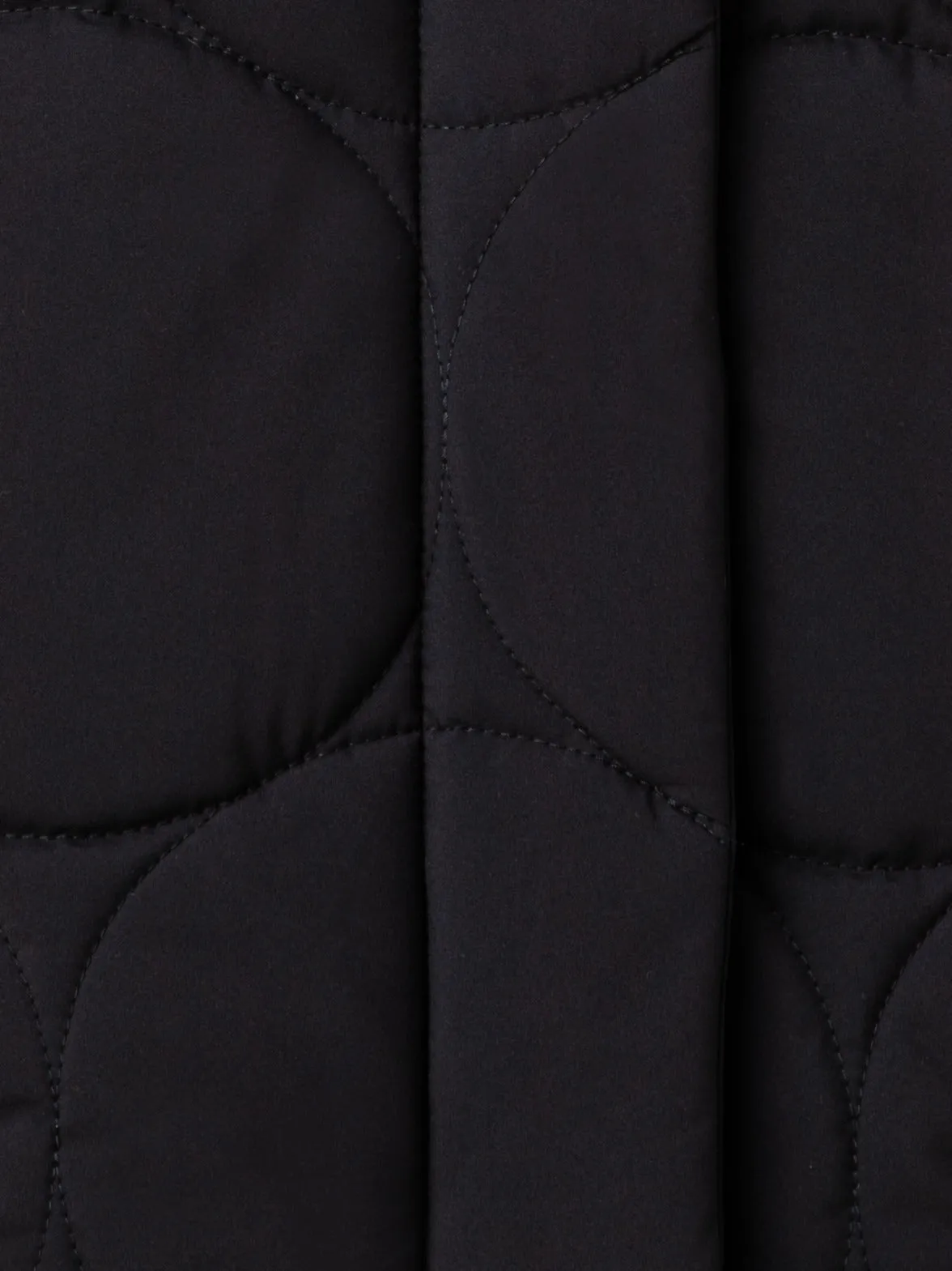 Quilted XL Dot Parka with Removable Hood