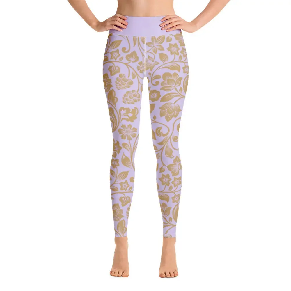 "Floral Lace" Collection - Yoga Leggings