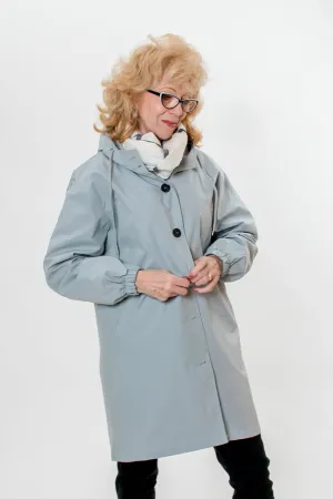 Rachel™ Water-Resistant Oversized Hooded Windbreaker
