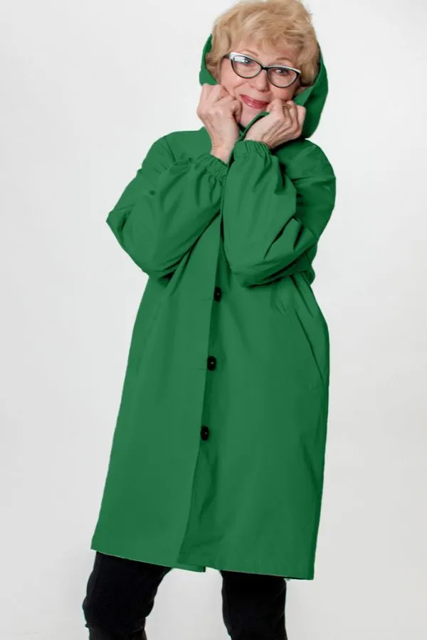 Rachel™ Water-Resistant Oversized Hooded Windbreaker