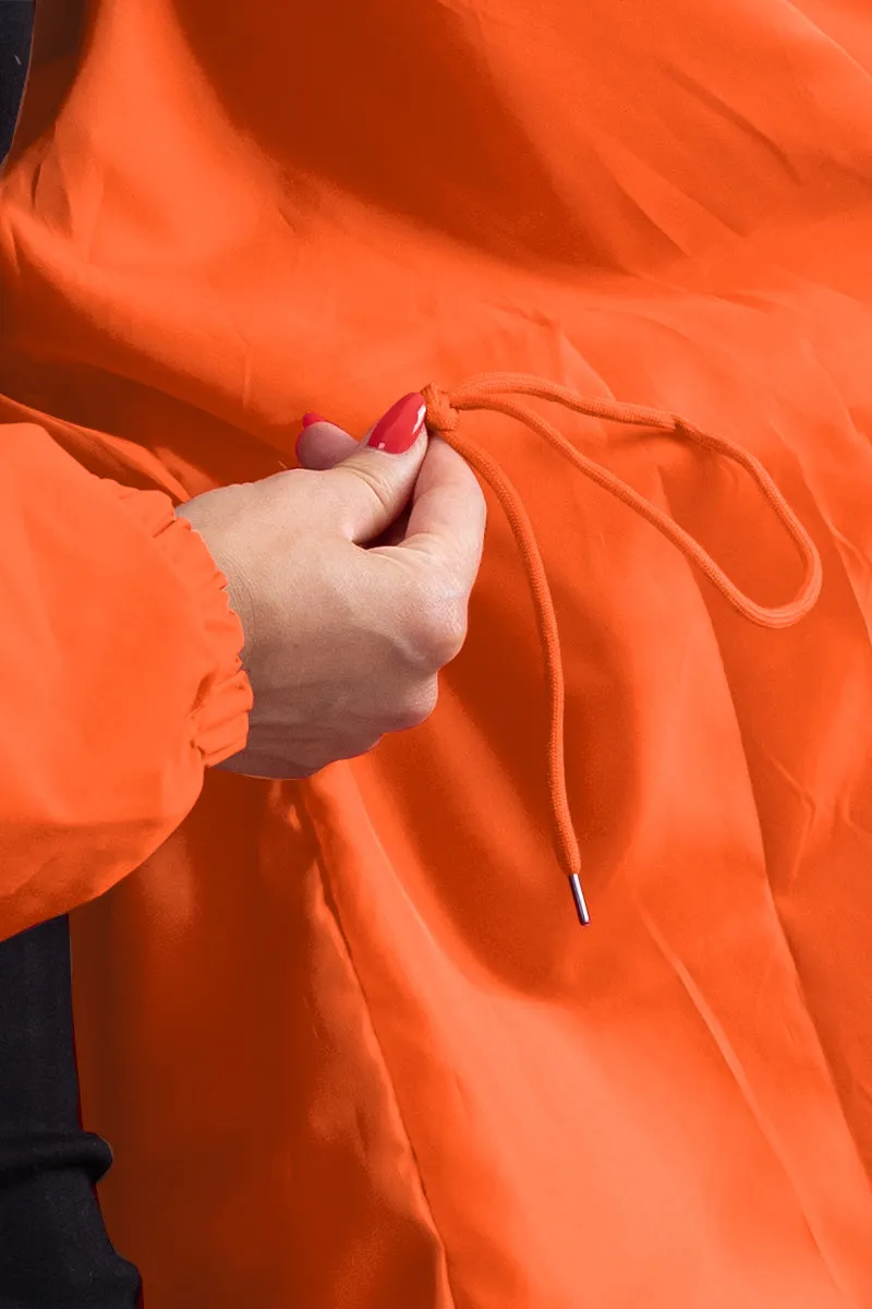 Rachel™ Water-Resistant Oversized Hooded Windbreaker
