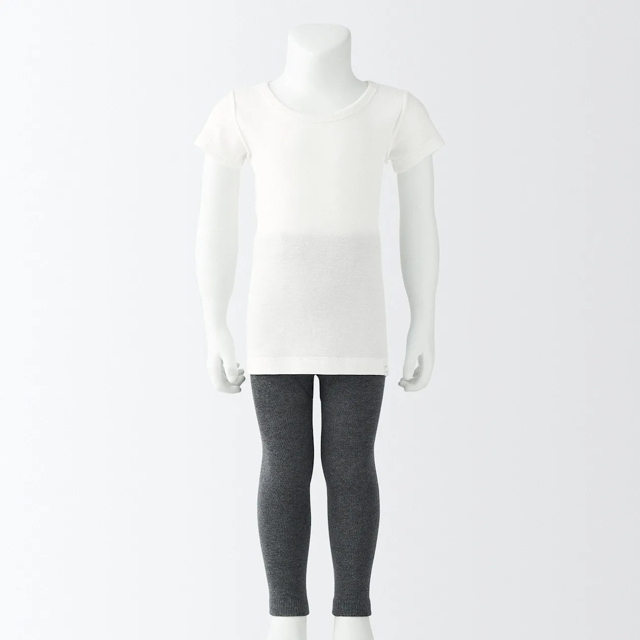 Rib Knit Crewneck T-Shirt (1-4Y)