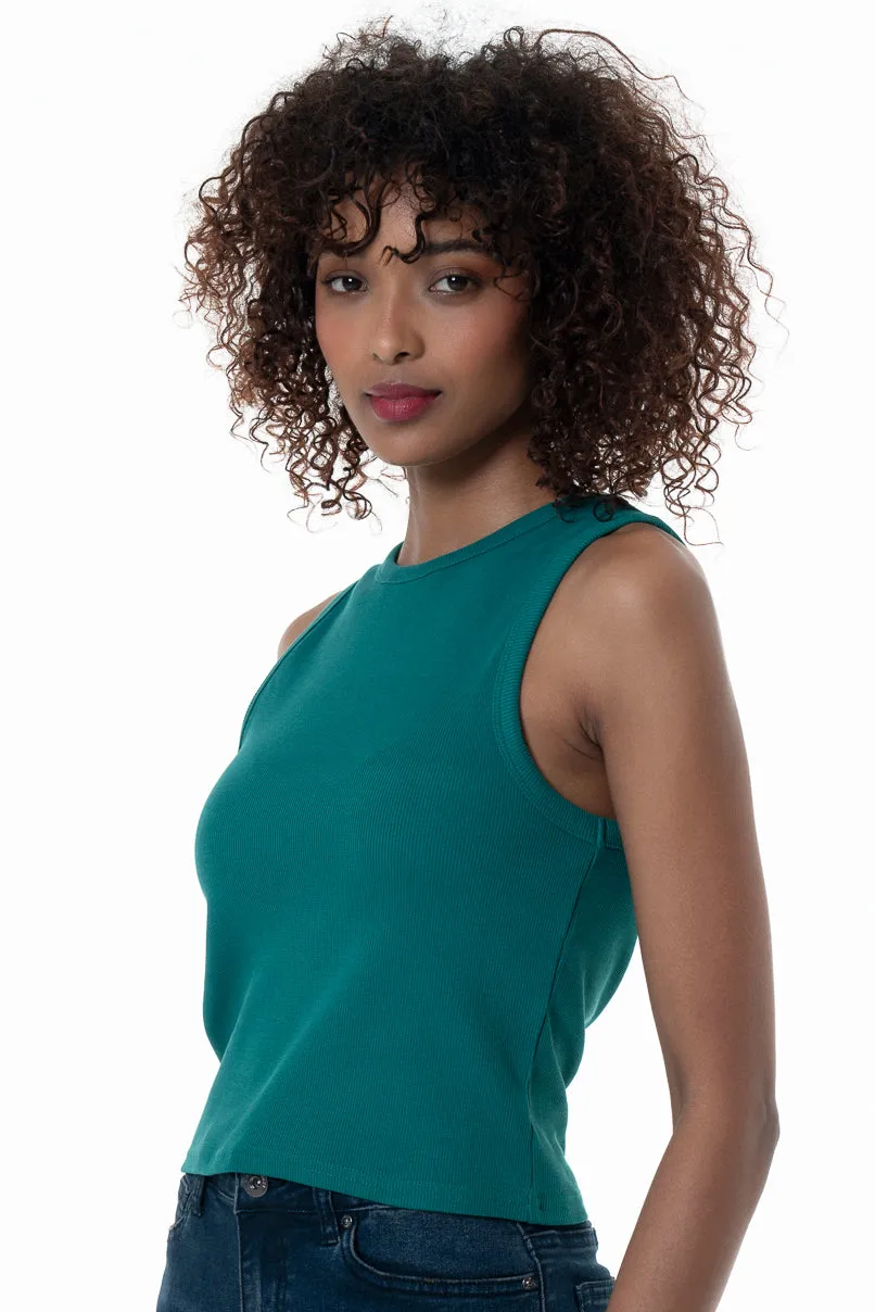 Ribbed Tank Top _ 152289 _ Green