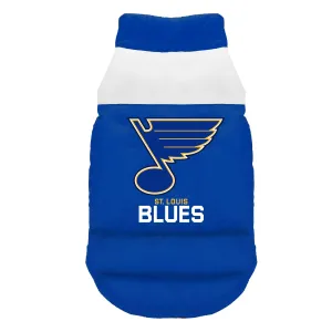 St. Louis Blues Pet Parka Puff Vest