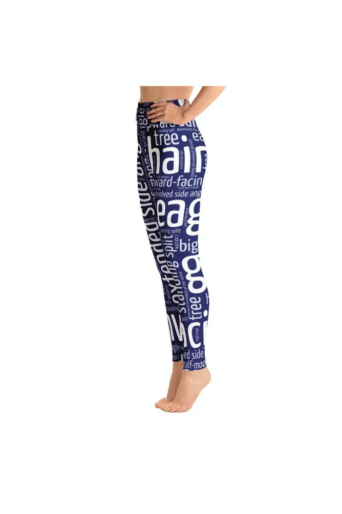 Standing Yoga Asana Yoga Leggings