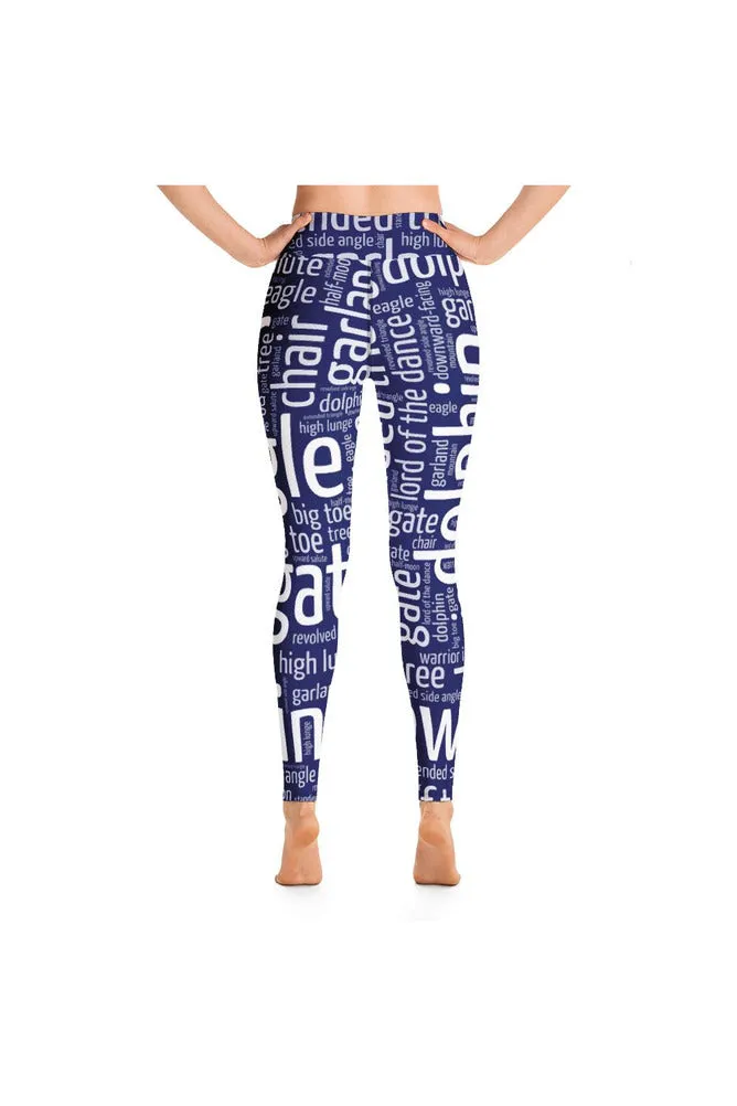Standing Yoga Asana Yoga Leggings