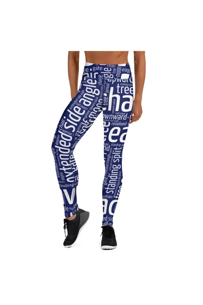 Standing Yoga Asana Yoga Leggings