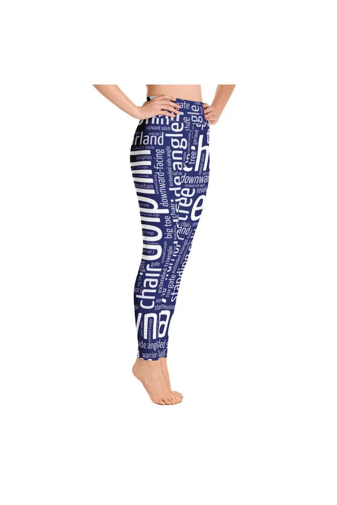 Standing Yoga Asana Yoga Leggings