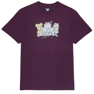 The Quiet Life Read Books T-Shirt - Eggplant