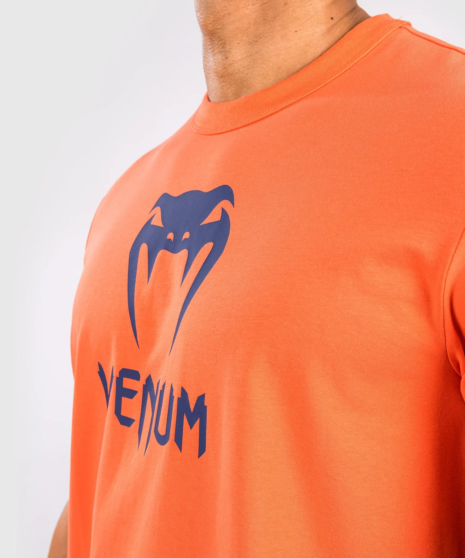 Venum Classic T-Shirt - Orange/Navy Blue