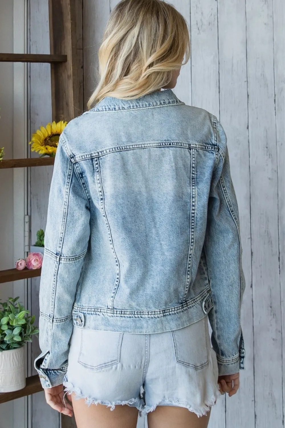 Vivien Distressed Denim Jacket