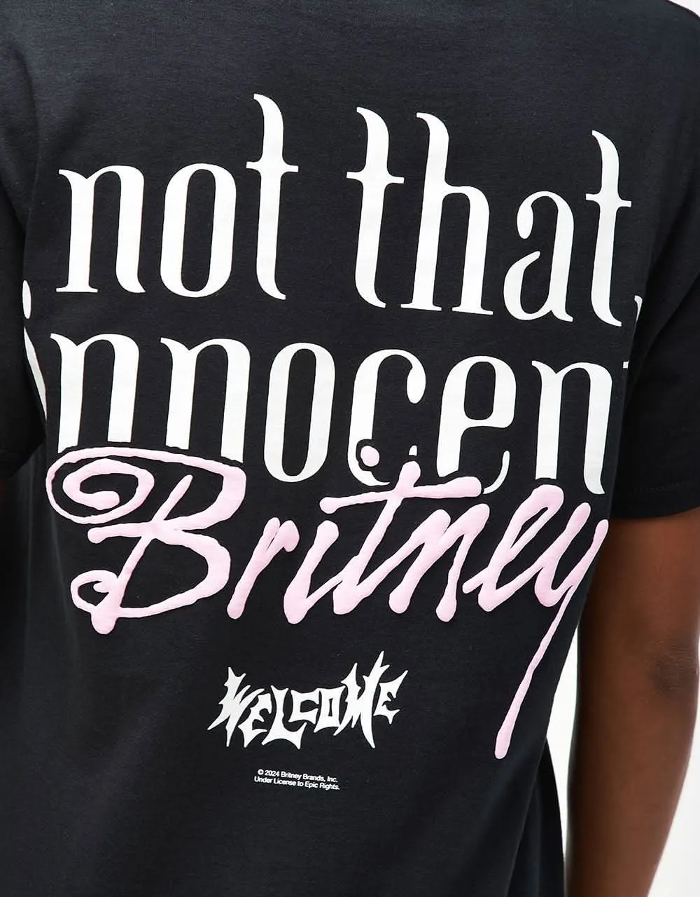 Welcome x Britney Spears Daisies T-Shirt - Black