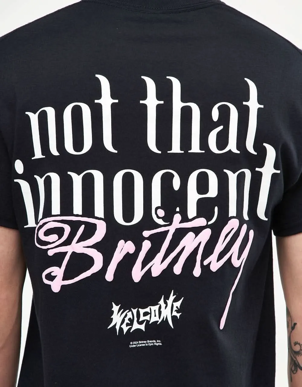 Welcome x Britney Spears Daisies T-Shirt - Black